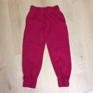365 Kids Garanimals Walmart Magenta Deep Pink VGUC Jogger Pants Sweatpants sz 6